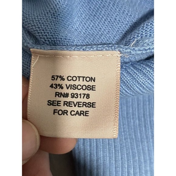 Philosophy Women’s Tie Dye Sweater Reef Blue Pullover Crew Neck Size Large - Picture 8 of 10